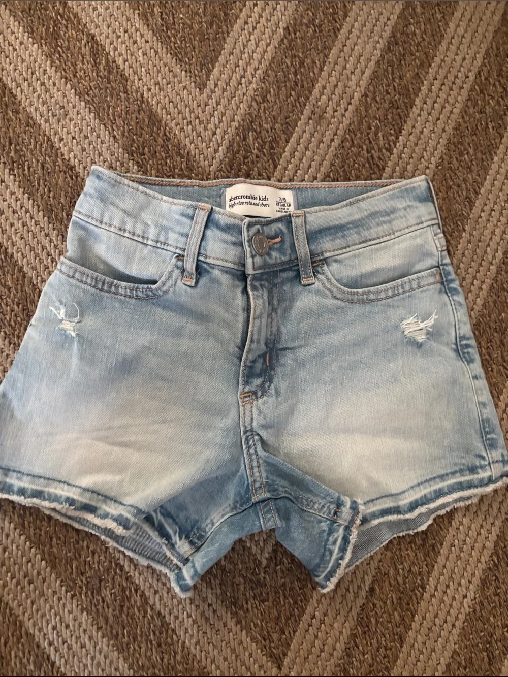 Abercrombie Kids girls 7/8 bundle of 2 pairs Denim Shorts